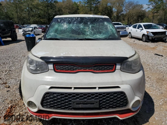 2014 Kia Soul + with VIN KNDJP3A58E7031460, listed as a Copart auction lot 49728695 with 0 mi miles and Salvage Title. Bid and sale history available at carsss.com. Image 5.
