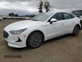 2022 Hyundai Sonata Hybrid SEL with VIN KMHL34JJ8NA040388, listed as a Copart auction lot 71458373 with 8,650 mi miles. Bid and sale history available at carsss.com. Image 1.