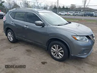 2015 Nissan Rogue SV with VIN 5N1AT2MV3FC832299, listed as a IAAI auction lot 41875324 with 120,378 mi miles. Bid and sale history available at carsss.com. Image 1.