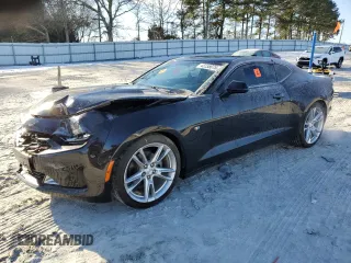 2019 Chevrolet Camaro 1LT with VIN 1G1FB1RS5K0145691, listed as a Copart auction lot 42238075 with 74,839 mi miles and Salvage Title. Bid and sale history available at carsss.com. Image 1.