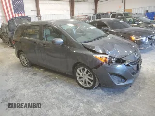 2012 Mazda 5 Grand Touring with VIN JM1CW2DL5C0140139, listed as a Copart auction lot 41837635 with 56,197 mi miles and Salvage title. Bid and sale history available at DreamBid. Image 4.