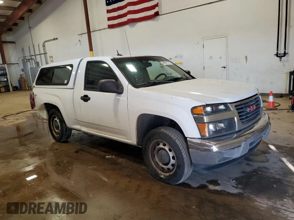 2011 GMC Canyon Work Truck with VIN 1GTC5LF93B8137685, listed as a Copart auction lot 48581745 with 323,484 mi miles and Clean Title. Bid and sale history available at carsss.com. Image 4.