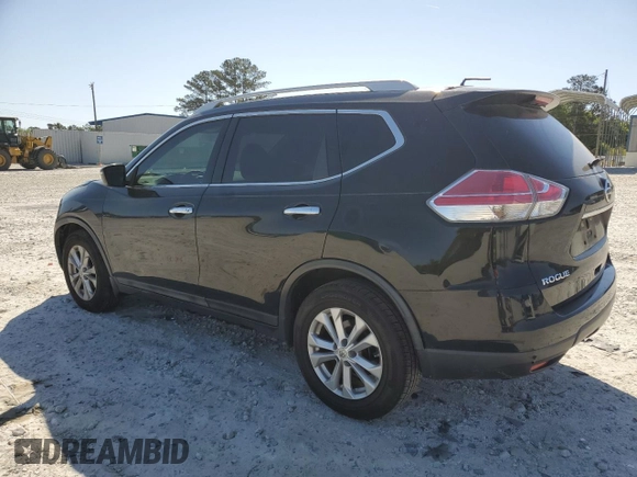 2014 Nissan Rogue SV with VIN 5N1AT2MT3EC807786, listed as a Copart auction lot 53533715 with 153,239 mi miles and Salvage Title. Bid and sale history available at DreamBid. Image 2.