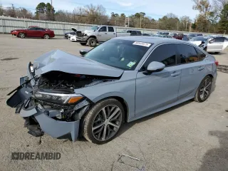 2024 Honda Civic Sedan Touring with VIN 2HGFE1F95RH330640, listed as a Copart auction lot 88549575 with 10,108 mi miles and Salvage Title. Bid and sale history available at carsss.com. Image 1.