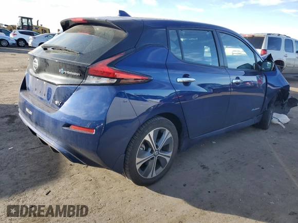 2018 Nissan LEAF SL with VIN 1N4AZ1CP5JC315777, listed as a Copart auction lot 89025735 with 26,836 mi miles and Salvage Title. Bid and sale history available at DreamBid. Image 3.