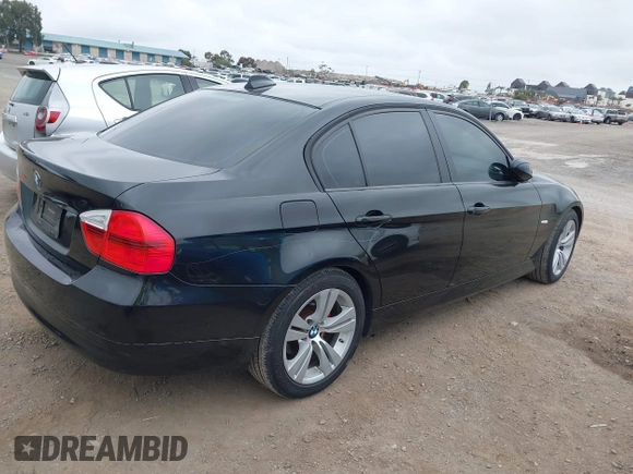 2007 BMW 3 Series 328i with VIN WBAVA37577NL14969, listed as a IAAI auction lot 41892650 with 184,240 mi miles and . Bid and sale history available at DreamBid. Image 4.