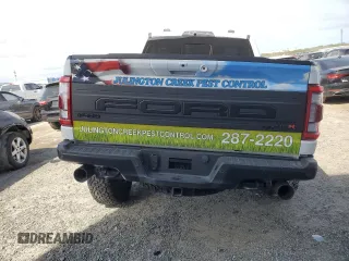 2023 Ford F-150 Raptor with VIN 1FTFW1RJ4PFC98974, listed as a Copart auction lot 47208565 with Not Provided miles and Salvage Title. Bid and sale history available at DreamBid. Image 6.