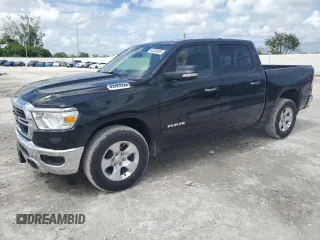 2020 Ram 1500 Big Horn z VIN 1C6RREFG2LN405483, wystawiony jako Copart lot #64309925 z przebiegiem 6 587 mil mil oraz Szkoda całkowita • Salvage title. Historia ofert i sprzedaży dostępna na DreamBid. Obrazek 1.