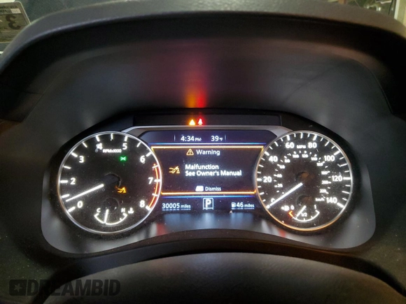 2022 Nissan Altima 2.5 SV with VIN 1N4BL4DV4NN328096, listed as a Copart auction lot 85971534 with 30,005 mi miles and Salvage Title. Bid and sale history available at carsss.com. Image 9.