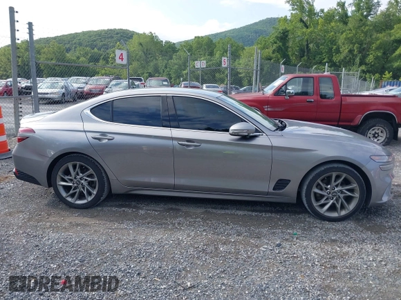 2022 Genesis G70 2.0T with VIN KMTG34TA3NU093020, listed as a IAAI auction lot 42749679 with 64,825 mi miles and . Bid and sale history available at DreamBid. Image 14.