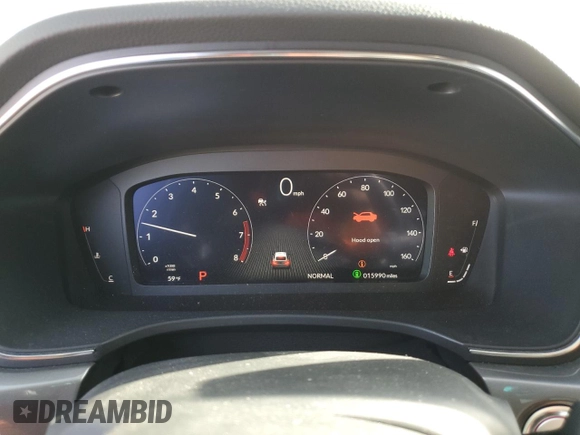 2023 Acura Integra with VIN 19UDE4H24PA028003, listed as a Copart auction lot 49224565 with 15,990 mi miles and Salvage Title. Bid and sale history available at DreamBid. Image 9.
