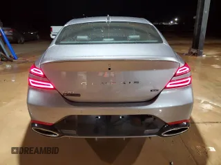 2023 Genesis G70 3.3T with VIN KMTG54TE7PU121577, listed as a Copart auction lot 78429434 with 15,343 mi miles and Salvage Title. Bid and sale history available at DreamBid. Image 6.