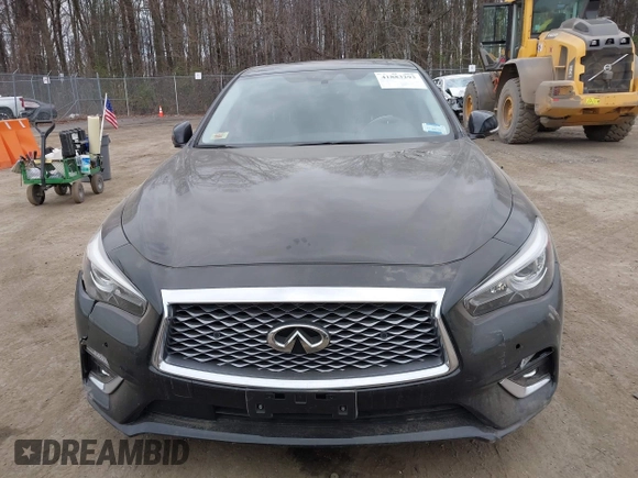 2021 Infiniti Q50 Luxe with VIN JN1EV7BR7MM752310, listed as a IAAI auction lot 41883293 with 20,268 mi miles and . Bid and sale history available at carsss.com. Image 11.