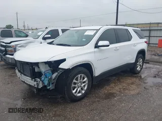 2019 Chevrolet Traverse LT Cloth z VIN 1GNERGKW2KJ128010, wystawiony jako IAAI lot #42173006 z przebiegiem 93 328 mil mil oraz . Historia ofert i sprzedaży dostępna na DreamBid. Obrazek 2.