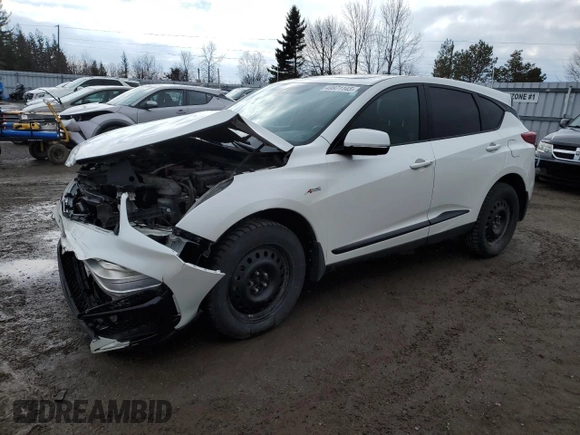2020 Acura RDX w/A-Spec Pkg with VIN 5J8TC2H60LL805672, listed as a Copart auction lot 49971145 with 110,643 mi miles and Salvage Title. Bid and sale history available at carsss.com. Image 1.