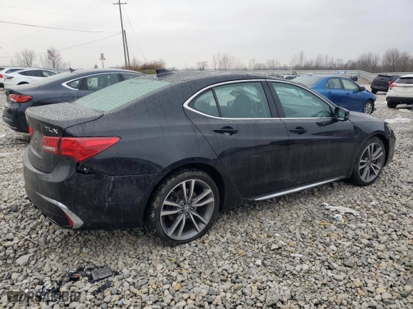 2019 Acura TLX w/Technology Pkg with VIN 19UUB2F45KA003086, listed as a Copart auction lot 86333114 with 76,112 mi miles and Clean Title. Bid and sale history available at carsss.com. Image 3.