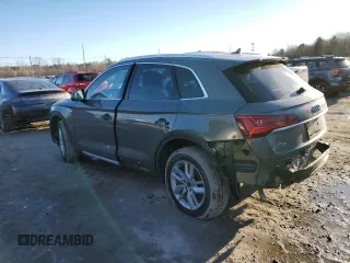 2023 Audi Q5 S line Premium with VIN WA1GAAFY5P2091998, listed as a Copart auction lot 42905015 with 14,041 mi miles and Salvage title. Bid and sale history available at DreamBid. Image 2.