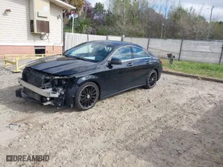 2016 Mercedes-Benz CLA with VIN WDDSJ4EB4GN313644, listed as a IAAI auction lot 41876273 with 113,847 mi miles. Bid and sale history available at carsss.com. Image 2.