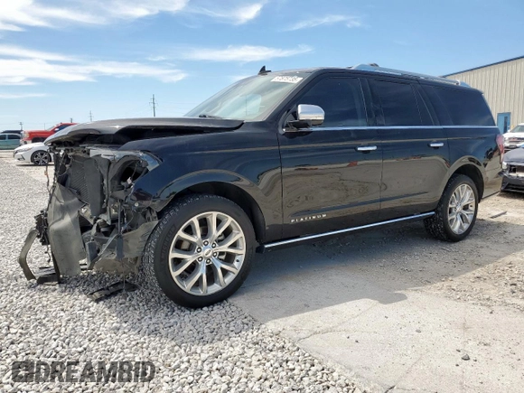 2019 Ford Expedition Max Platinum with VIN 1FMJK1MT7KEA07473, listed as a Copart auction lot 57875735 with 89,450 mi miles and Salvage title. Bid and sale history available at DreamBid. Image 1.