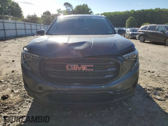 2020 GMC Terrain SLT with VIN 3GKALPEV9LL191177, listed as a Copart auction lot 57800395 with 69,400 mi miles and Salvage title. Bid and sale history available at DreamBid. Image 5.