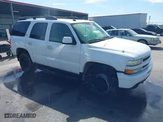 2005 Chevrolet Tahoe Z71 with VIN 1GNEK13T65R245407, listed as a IAAI auction lot 41731773 with 1 mi miles. Bid and sale history available at carsss.com. Image 1.