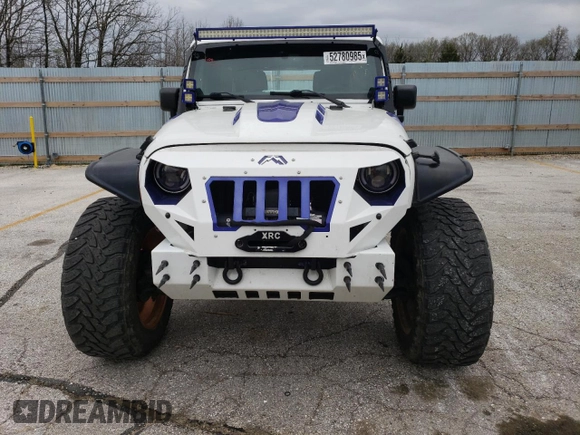 2017 Jeep Wrangler Unlimited Sport with VIN 1C4BJWDGXHL634930, listed as a Copart auction lot 52780985 with 74,873 mi miles and Salvage Title. Bid and sale history available at carsss.com. Image 5.