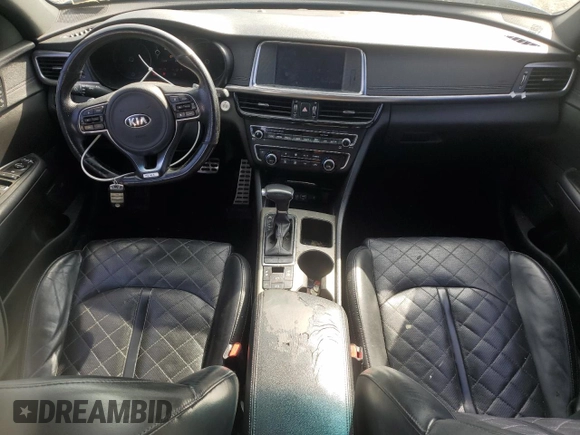 2016 Kia Optima SXL Turbo with VIN 5XXGV4L22GG015614, listed as a Copart auction lot 51237865 with 133,929 mi miles and Salvage Title. Bid and sale history available at carsss.com. Image 8.