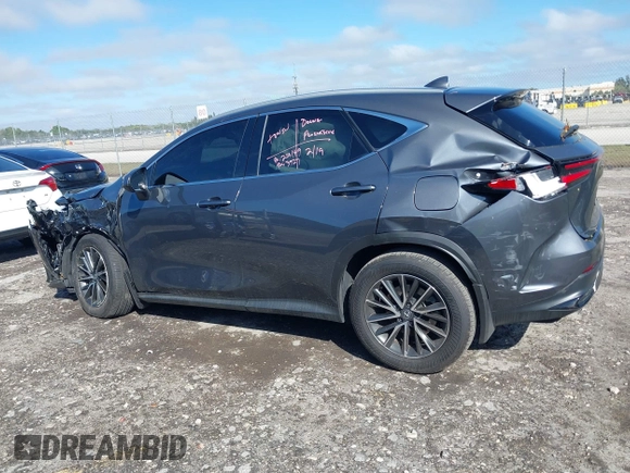 2025 Lexus NX with VIN 2T2ADCAZ7SC018667, listed as a IAAI auction lot 41632712 with 8,268 mi miles. Bid and sale history available at carsss.com. Image 14.