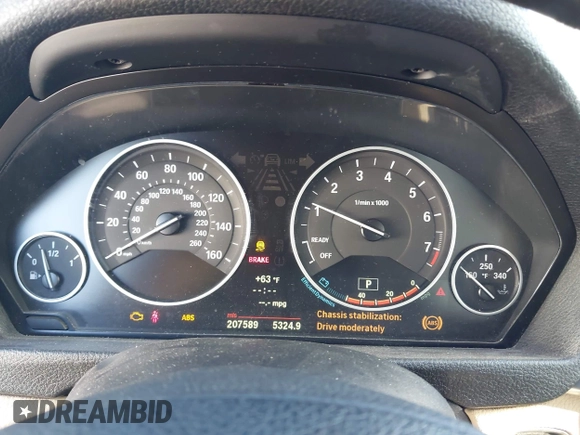 2013 BMW 3 Series 328i с VIN WBA3A5C5XDF601186, выставлен на аукционе IAAI как лот 42235936 с пробегом 207 589 миль миль и . История ставок и продаж доступна на DreamBid. Изображение 7.