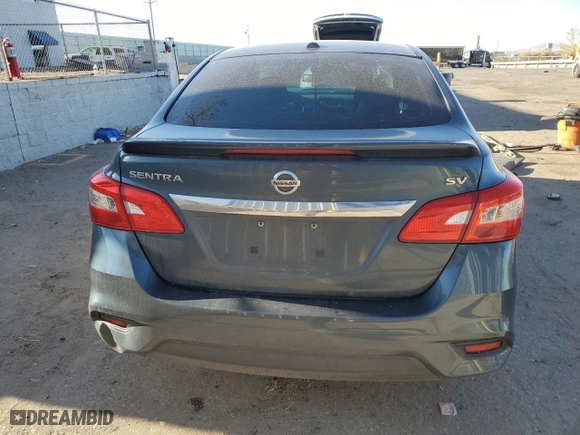 2016 Nissan Sentra SV with VIN 3N1AB7AP8GY220587, listed as a Copart auction lot 49411035 with 179,394 mi miles and Salvage Title. Bid and sale history available at carsss.com. Image 6.