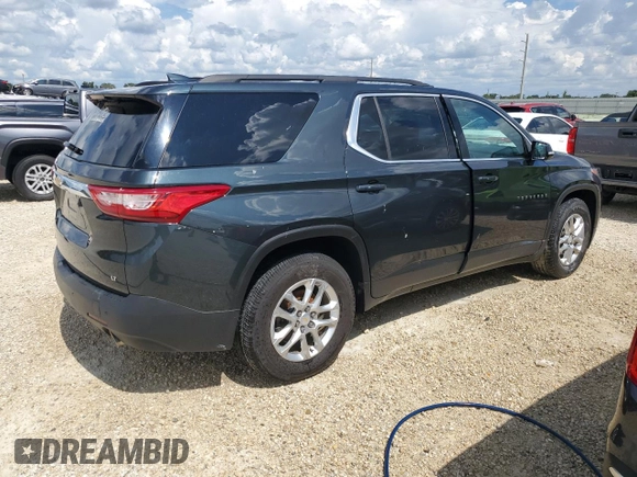 2020 Chevrolet Traverse LT Cloth with VIN 1GNEVGKW5LJ140861, listed as a Copart auction lot 74048774 with Not Provided miles and Non Repairable. Bid and sale history available at carsss.com. Image 3.