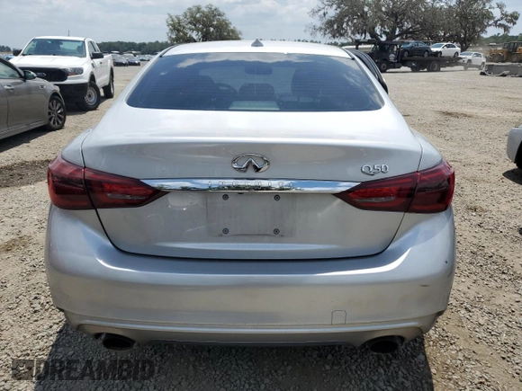 2020 Infiniti Q50 Luxe z VIN JN1EV7AP1LM204284, wystawiony jako Copart lot #55536325 z przebiegiem 99 332 mil mil oraz Nie do naprawy • Non repairable. Historia ofert i sprzedaży dostępna na DreamBid. Obrazek 6.