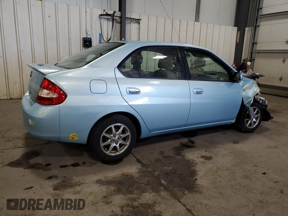 2002 Toyota Prius with VIN JT2BK18U920050200, listed as a Copart auction lot 47281945 with 98,632 mi miles and Salvage Title. Bid and sale history available at carsss.com. Image 3.