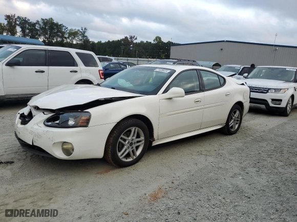 2005 Pontiac Grand Prix GTP with VIN 2G2WR524351338859, listed as a Copart auction lot 71636624 with 173674 miles and Salvage Title. Bid and sale history available at carsss.com. Image 1.