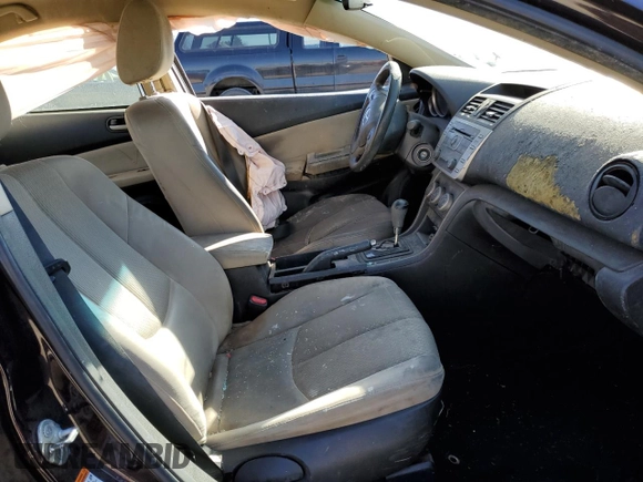 2011 Mazda Mazda6 i Sport with VIN 1YVHZ8BH9B5M22567, listed as a Copart auction lot 89324945 with 0 mi miles and Salvage Title. Bid and sale history available at carsss.com. Image 7.
