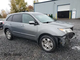 2008 Acura MDX Tech Pkg with VIN 2HNYD28388H512155, listed as a Copart auction lot 80867464 with 142,734 mi miles and Salvage Title. Bid and sale history available at carsss.com. Image 4.