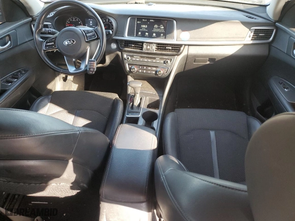 2019 Kia Optima LX with VIN 5XXGT4L36KG353783, listed as a Copart auction lot 49107125 with 76,674 mi miles and Salvage Title. Bid and sale history available at carsss.com. Image 8.