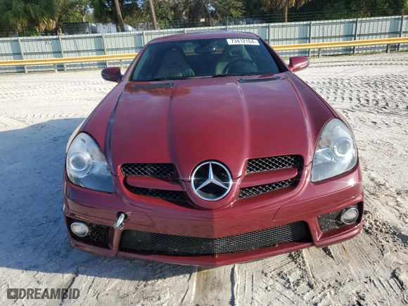 2011 Mercedes-Benz SLK-Class SLK 300 with VIN WDBWK5EA2BF241530, listed as a Copart auction lot 73412164 with NaN miles and Salvage Title. Bid and sale history available at carsss.com. Image 5.