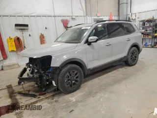 2025 Kia Telluride SX X-Line with VIN 5XYP5DGC6SG590287, listed as a Copart auction lot 41883315 with 2,925 mi miles and Non repairable. Bid and sale history available at DreamBid. Image 1.