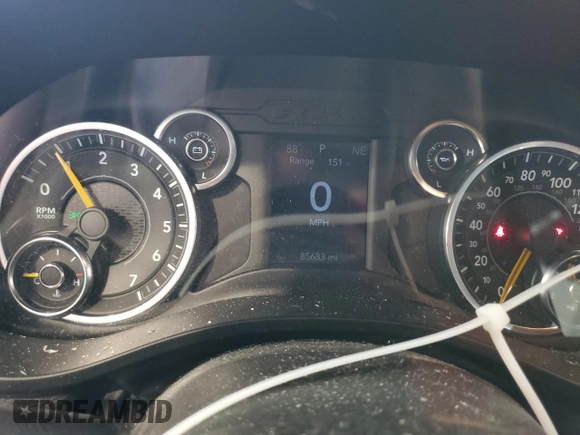 2022 Ram 1500 Tradesman with VIN 1C6SRFGT5NN351375, listed as a Copart auction lot 65354874 with 85,683 mi miles and Salvage title. Bid and sale history available at DreamBid. Image 9.