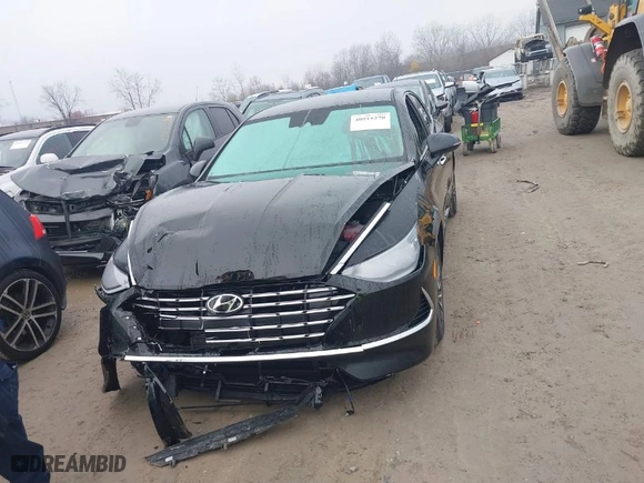 2023 Hyundai Sonata Hybrid SEL with VIN KMHL34JJ4PA079904, listed as a IAAI auction lot 40915270 with 7,413 mi miles. Bid and sale history available at carsss.com. Image 12.