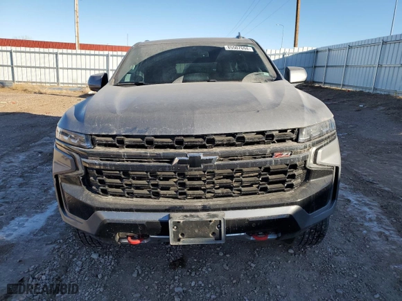 2022 Chevrolet Suburban Z71 with VIN 1GNSKDKD4NR255061, listed as a Copart auction lot 85507694 with 107,856 mi miles and Salvage Title. Bid and sale history available at carsss.com. Image 5.