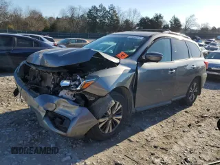 2017 Nissan Pathfinder SL with VIN 5N1DR2MM0HC653501, listed as a Copart auction lot 80642973 with 93,074 mi miles and Salvage Title. Bid and sale history available at carsss.com. Image 1.