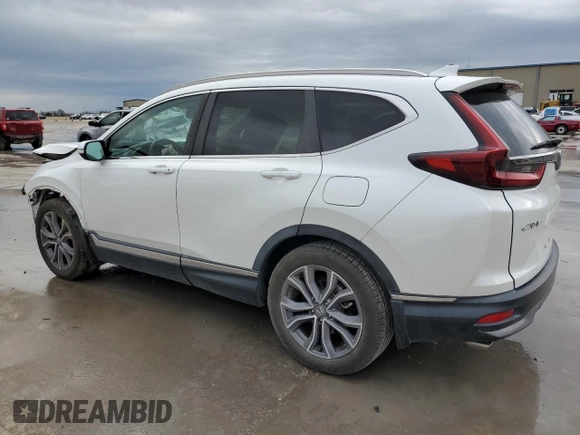 2020 Honda CR-V Touring with VIN 5J6RW1H95LL009207, listed as a Copart auction lot 48408445 with 61,699 mi miles and Salvage Title. Bid and sale history available at carsss.com. Image 2.
