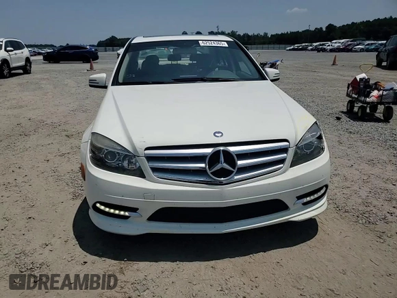 2011 Mercedes-Benz C 300 Sport with VIN WDDGF5EB8BR185097, listed as a Copart auction lot 62524365 with 166,313 mi miles and Salvage title. Bid and sale history available at DreamBid. Image 13.