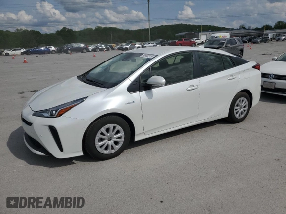 2022 Toyota Prius L Eco with VIN JTDKAMFUXN3169360, listed as a Copart auction lot 53903215 with 46,359 mi miles and Salvage Title. Bid and sale history available at carsss.com. Image 1.