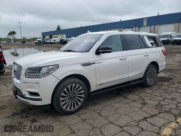 2019 Lincoln Navigator Reserve with VIN 5LMJJ2LT1KEL25094, listed as a Copart auction lot 58539865 with 63,167 mi miles and Salvage title. Bid and sale history available at DreamBid. Image 1.