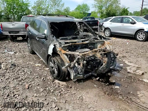 2017 Acura MDX z VIN 5FRYD4H3XHB041633, wystawiony jako Copart lot #55994175 z przebiegiem Nie podano mil oraz Szkoda całkowita • Salvage title. Historia ofert i sprzedaży dostępna na DreamBid. Obrazek 14.