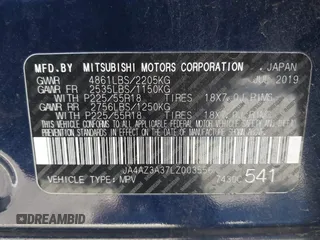 2020 Mitsubishi Outlander ES with VIN JA4AZ3A37LZ003556, listed as a IAAI auction lot 41748908 with 98,244 mi miles and . Bid and sale history available at DreamBid. Image 9.