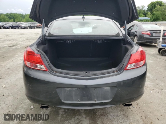 2013 Buick Regal Turbo Premium 2 with VIN 2G4GT5GV8D9166164, listed as a Copart auction lot 58703425 with 77,657 mi miles and Salvage title. Bid and sale history available at DreamBid. Image 6.